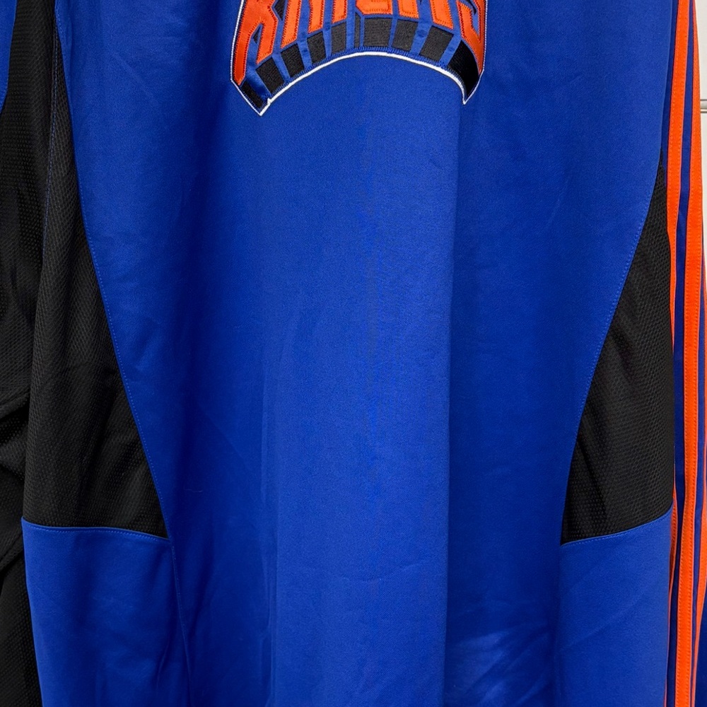 Adidas Blue and Orange NBA Jersey